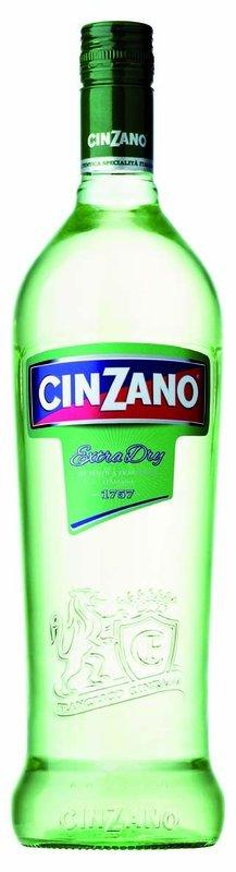 Cinzano Extra Dry 18% 1 l (holá láhev)