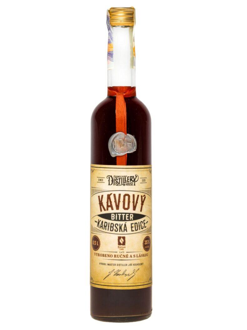 Family Distillery House FD House Kávový bitter – karibská edice 35% 0