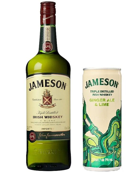 Jameson Irská Whisky 1 l (holá láhev)