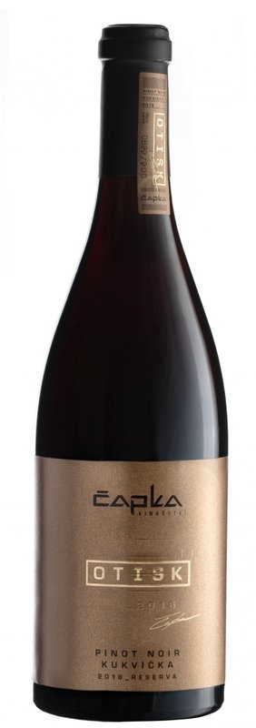 Vinařství Čapka Pinot noir výběr z hroznů 2018 0